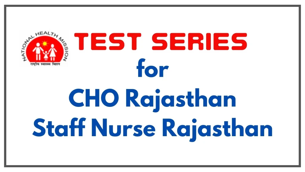 Rajasthan CHO Test Series